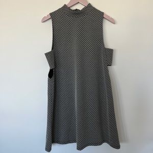 Mock Neck Mini Dress